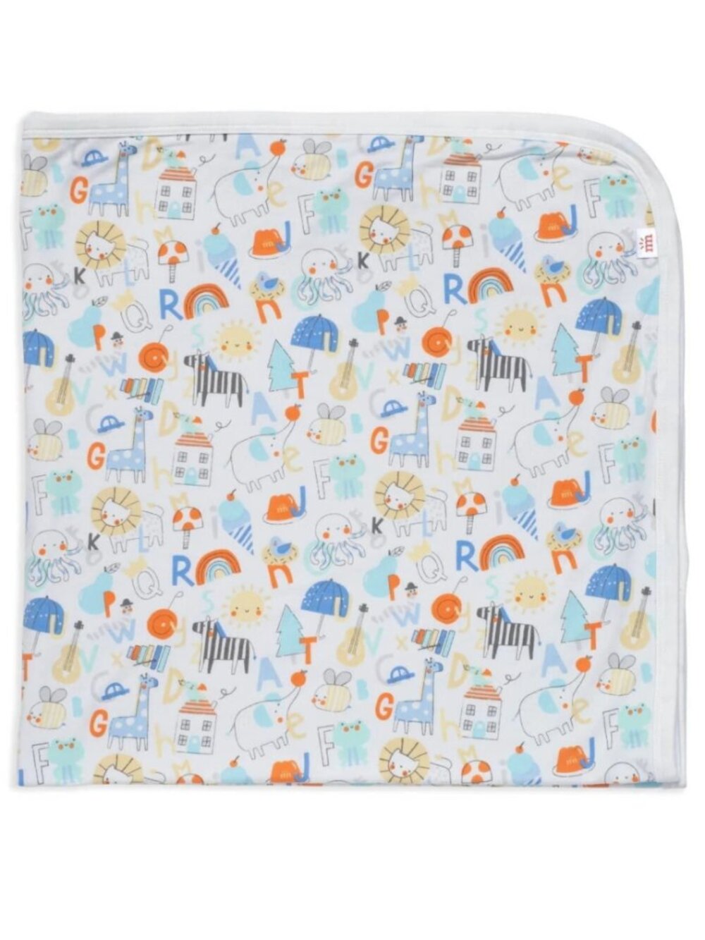 (VGUC) Magnetic Me Alpha Pop Modal Reversible Blanket 30" x 30"
